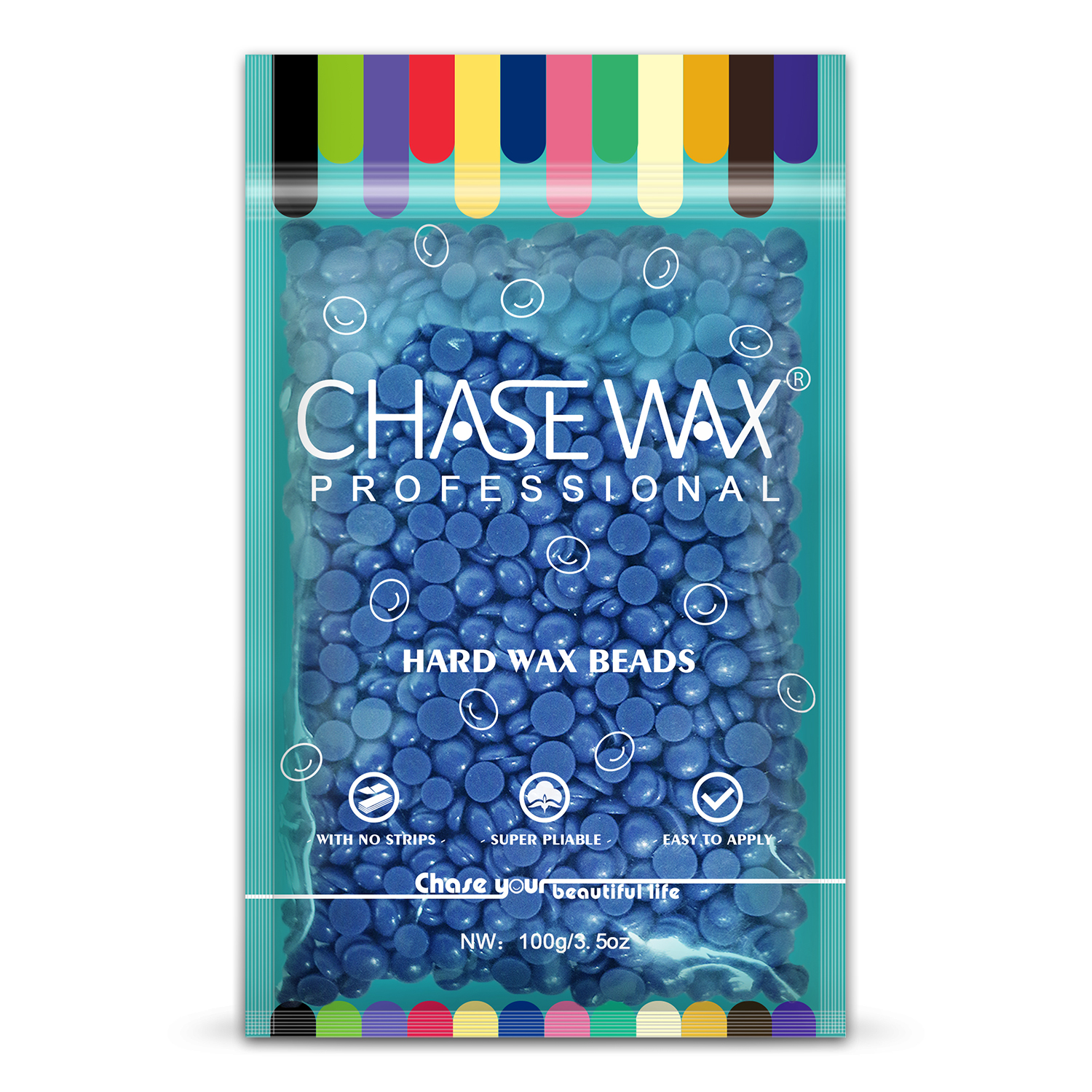 CHASE WAX 100G AZULENE HARD WAX BEADS