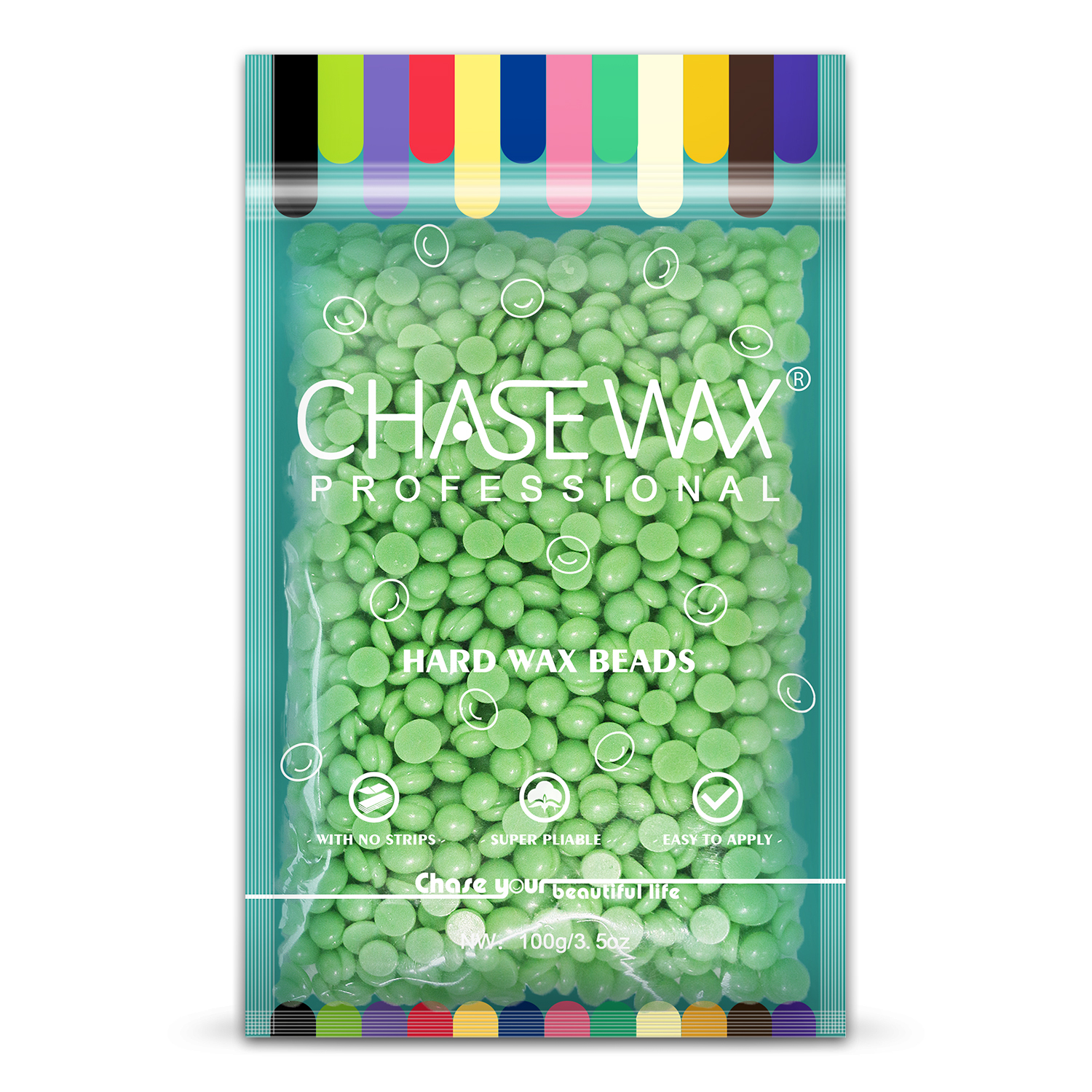 CHASE WAX 100G TEA TREE HARD WAX BEADS