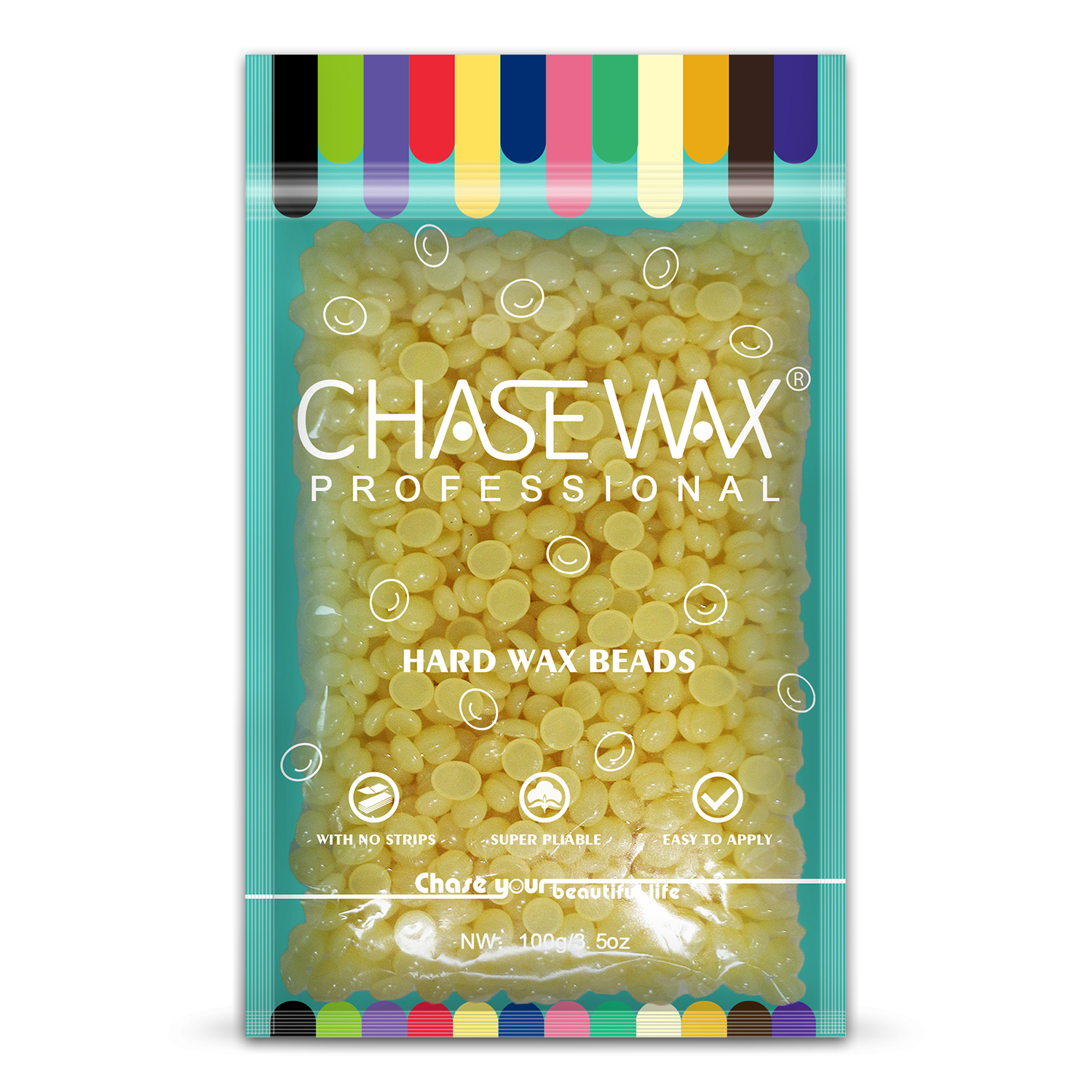 CHASE WAX 100G HONEY HARD WAX BEADS