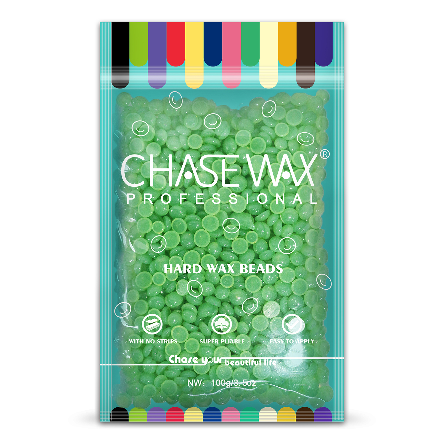 CHASE WAX 100G ALOE VERA HARD WAX BEADS