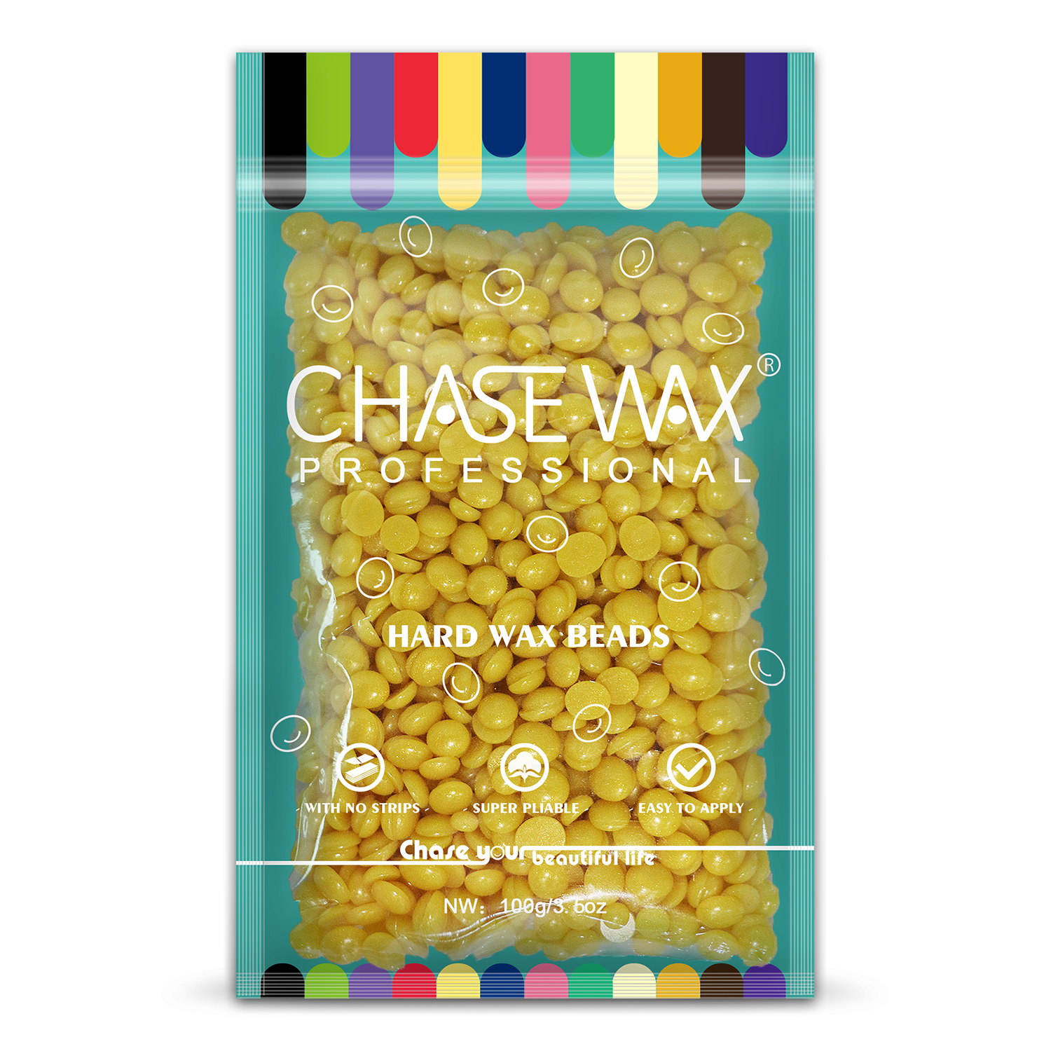 CHASE WAX 100G GOLDEN HARD WAX BEADS