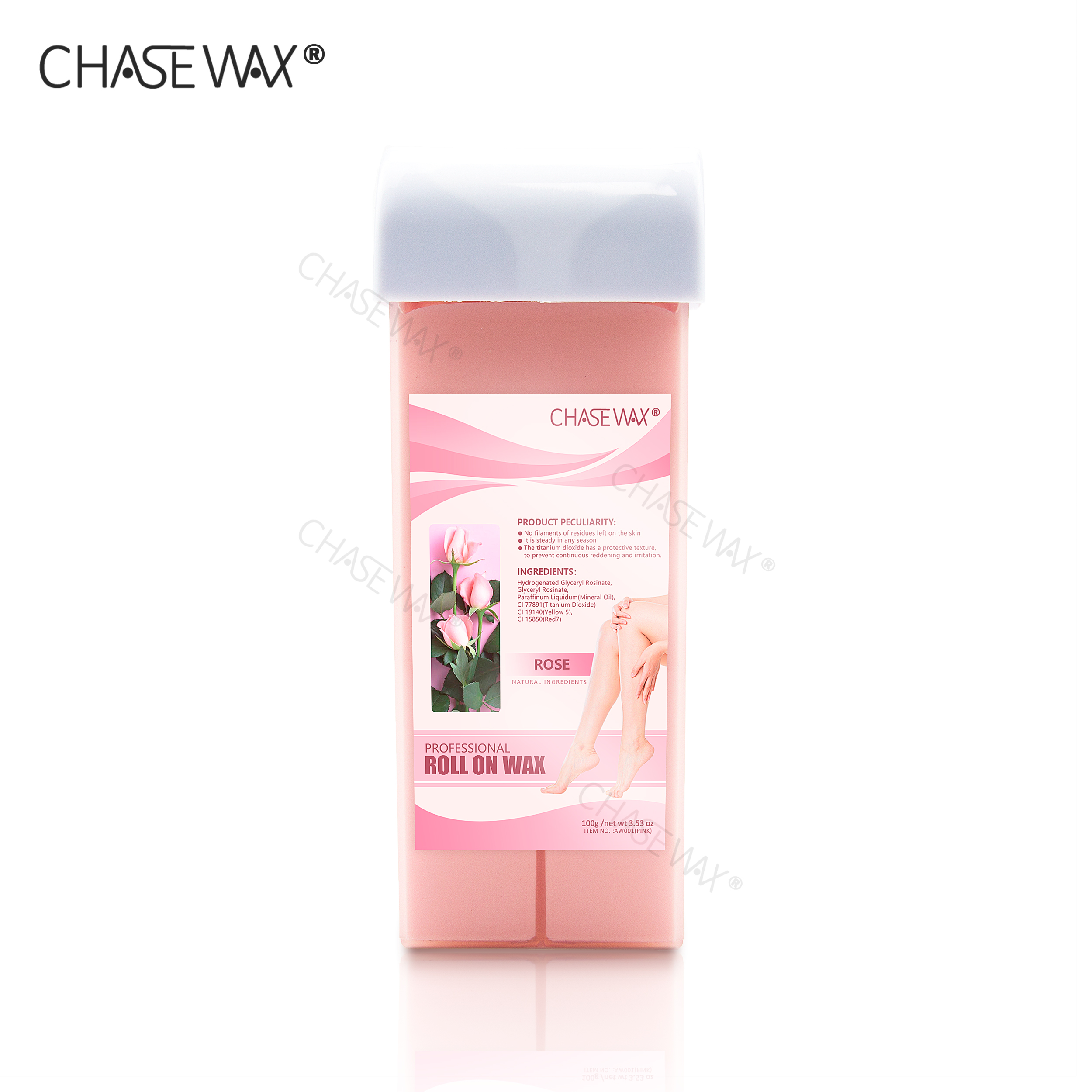 CHASE WAX 100G ROSE PINK ROLL ON CARTRID