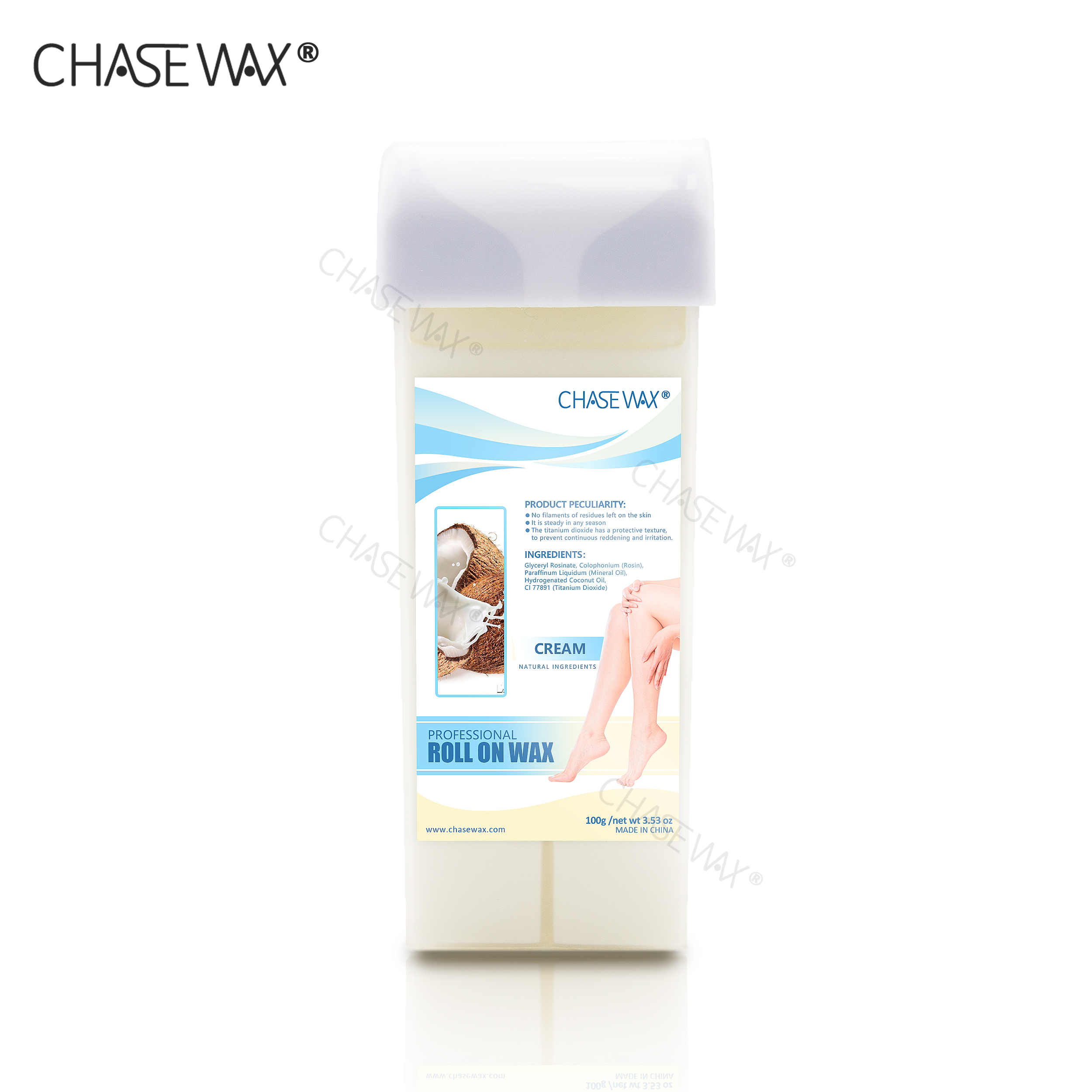 CHASE WAX 100G CREAMY ROLL ON CARTRIDGE 