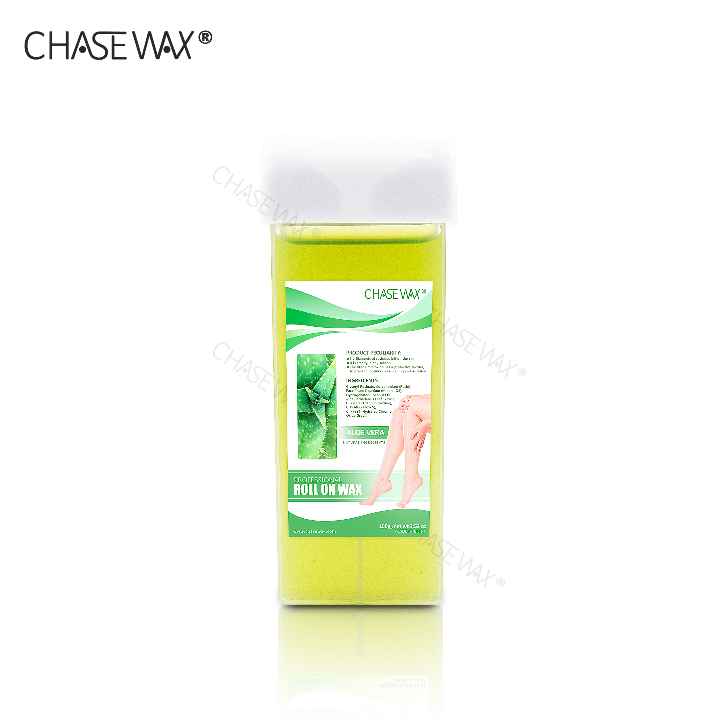 CHASE WAX 100G ALOE VERA ROLL ON CARTRID