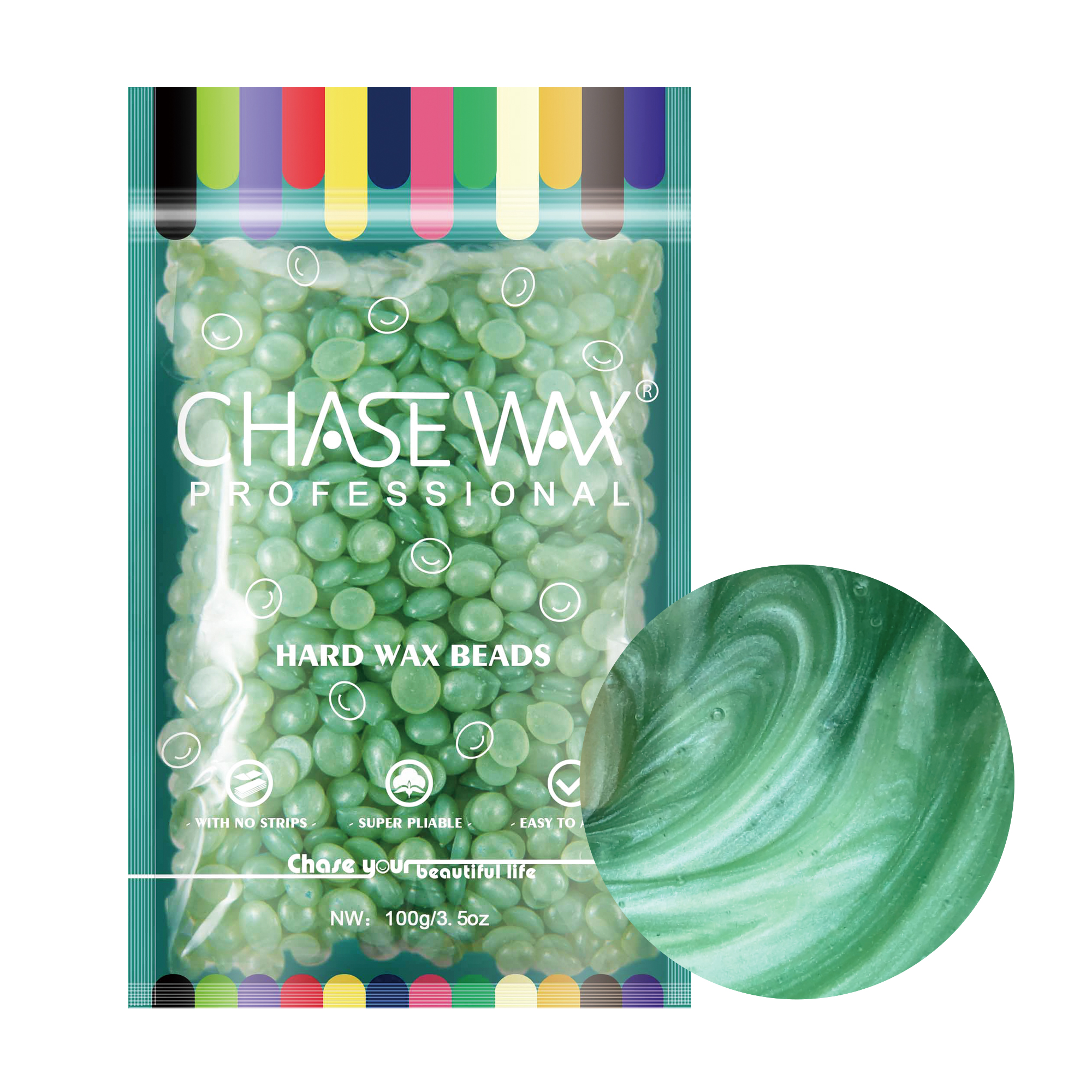 CHASE WAX 100G SHIMMER GREEN ROSIN FREE 