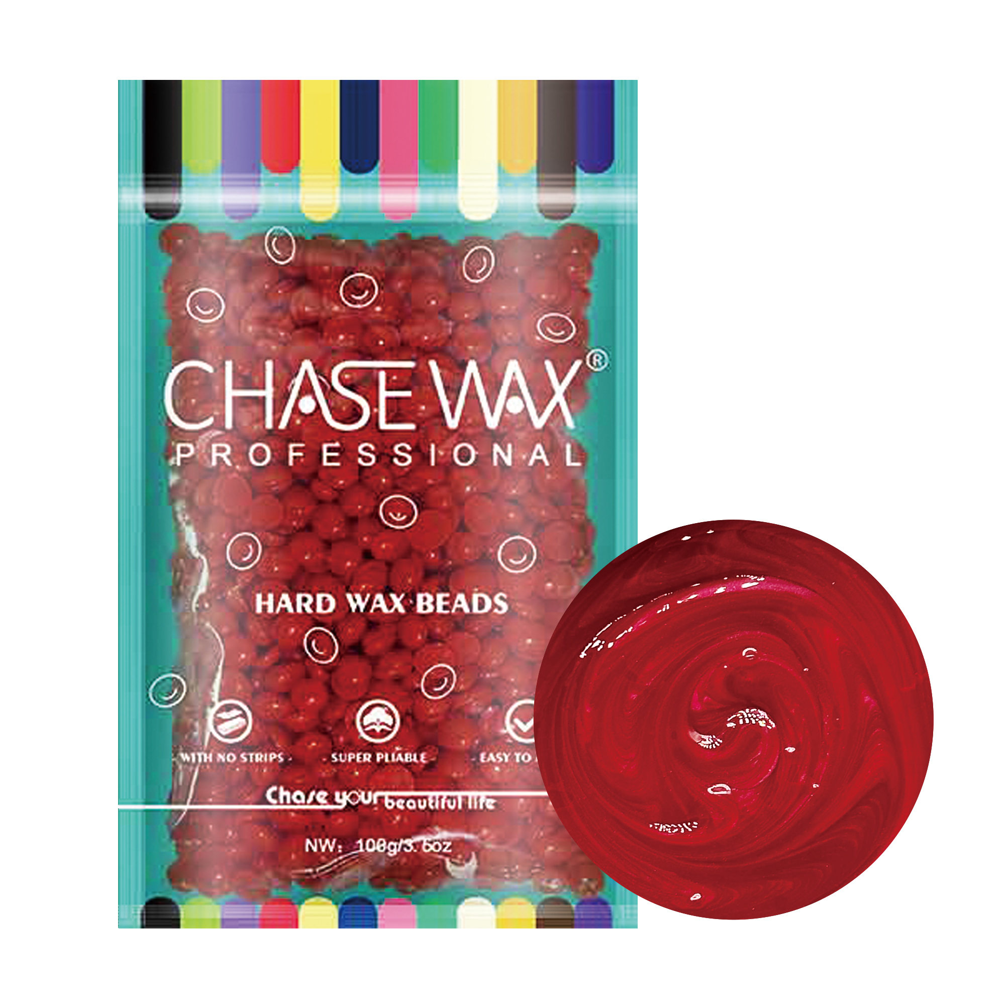 CHASE WAX 100G SHIMMER RED ROSIN FREE WA